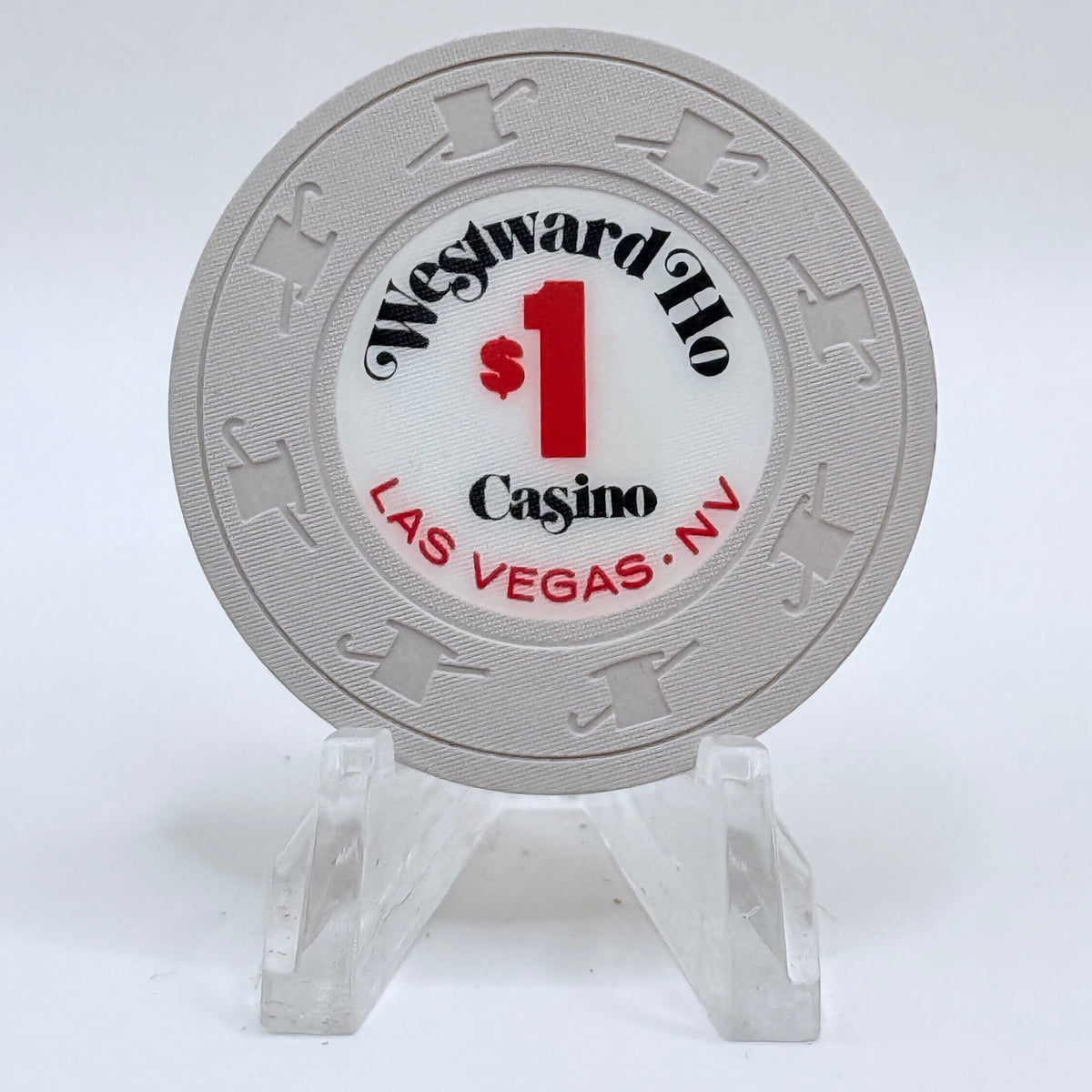 Westward Ho Las Vegas Nevada 1980s $1 Casino Chip V6216
