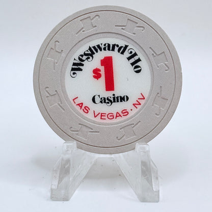 Westward Ho Las Vegas Nevada 1980s $1 Casino Chip V6216