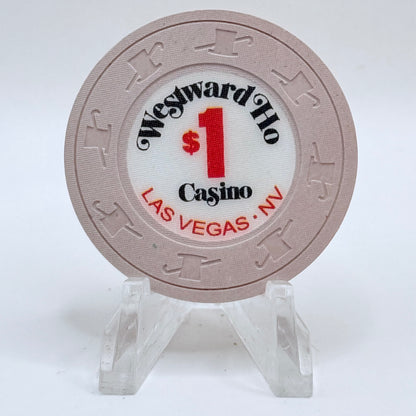 Westward Ho Las Vegas Nevada 1980s $1 Casino Chip V1709