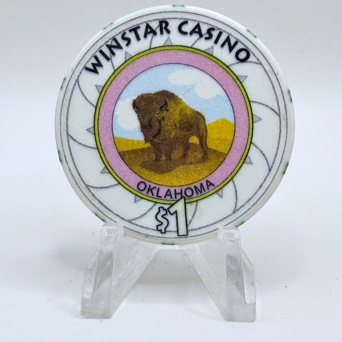 Winstar World Casino Thackerville Oklahoma Series 1 $1 Casino Chip