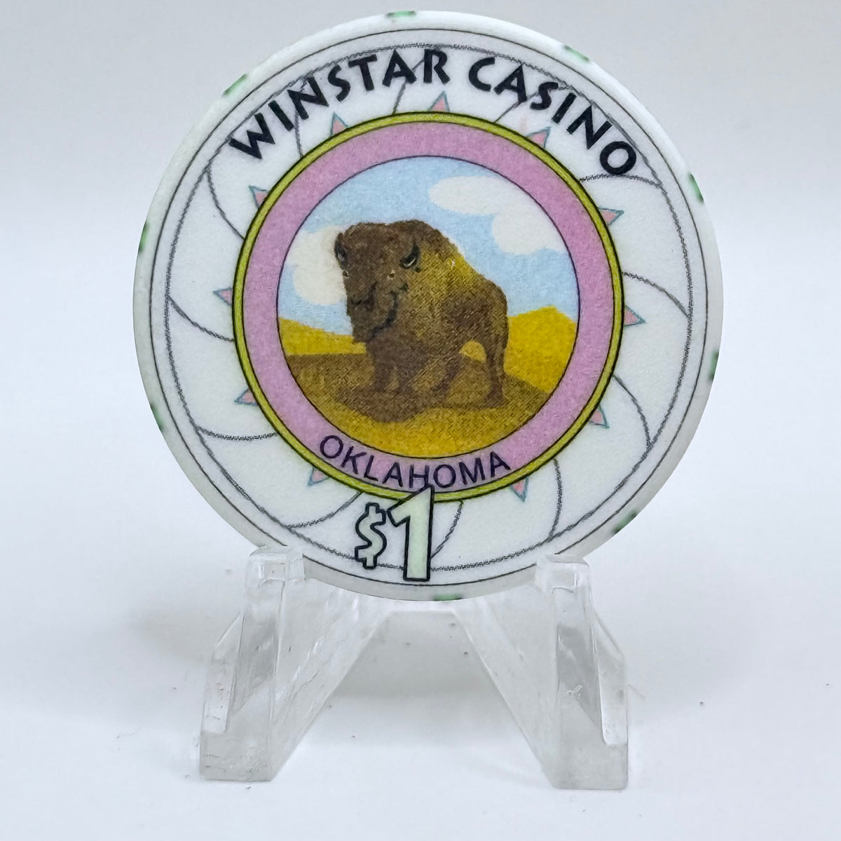 Winstar World Casino Thackerville Oklahoma Series 1 $1 Casino Chip