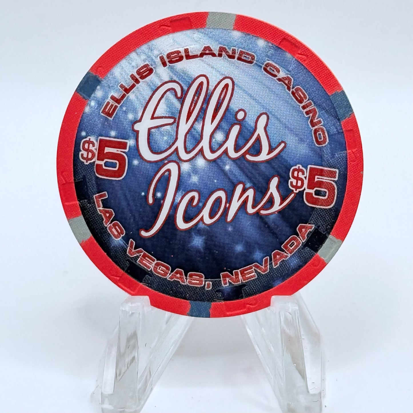 Ellis Island Las Vegas Nevada 2015 'Marilyn' LE $5 Casino Chip D1724