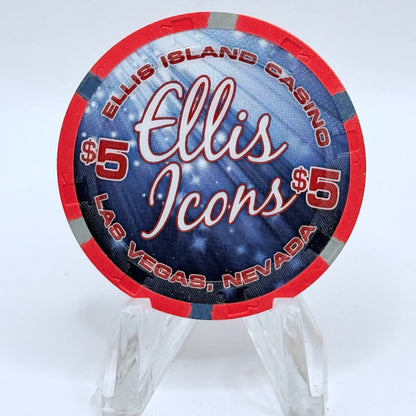 Ellis Island Las Vegas Nevada 2015 'Marilyn' LE $5 Casino Chip D1724
