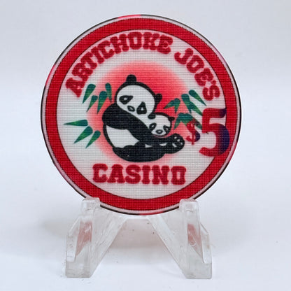 Artichoke Joe's San Bruno California $5 Casino Chip