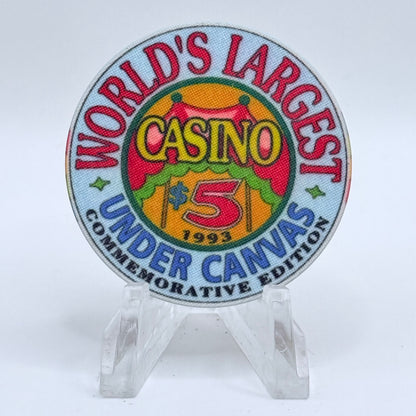 Barona Resort & Casino Lakeside California 1993 'Barona Big Top' LE $5 Casino Chip