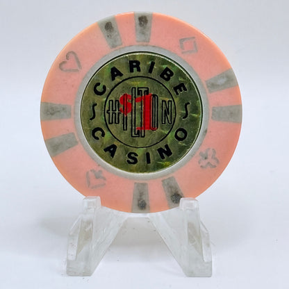 Caribe Hilton San Juan Puerto Rico Series 5 $1 Casino Chip