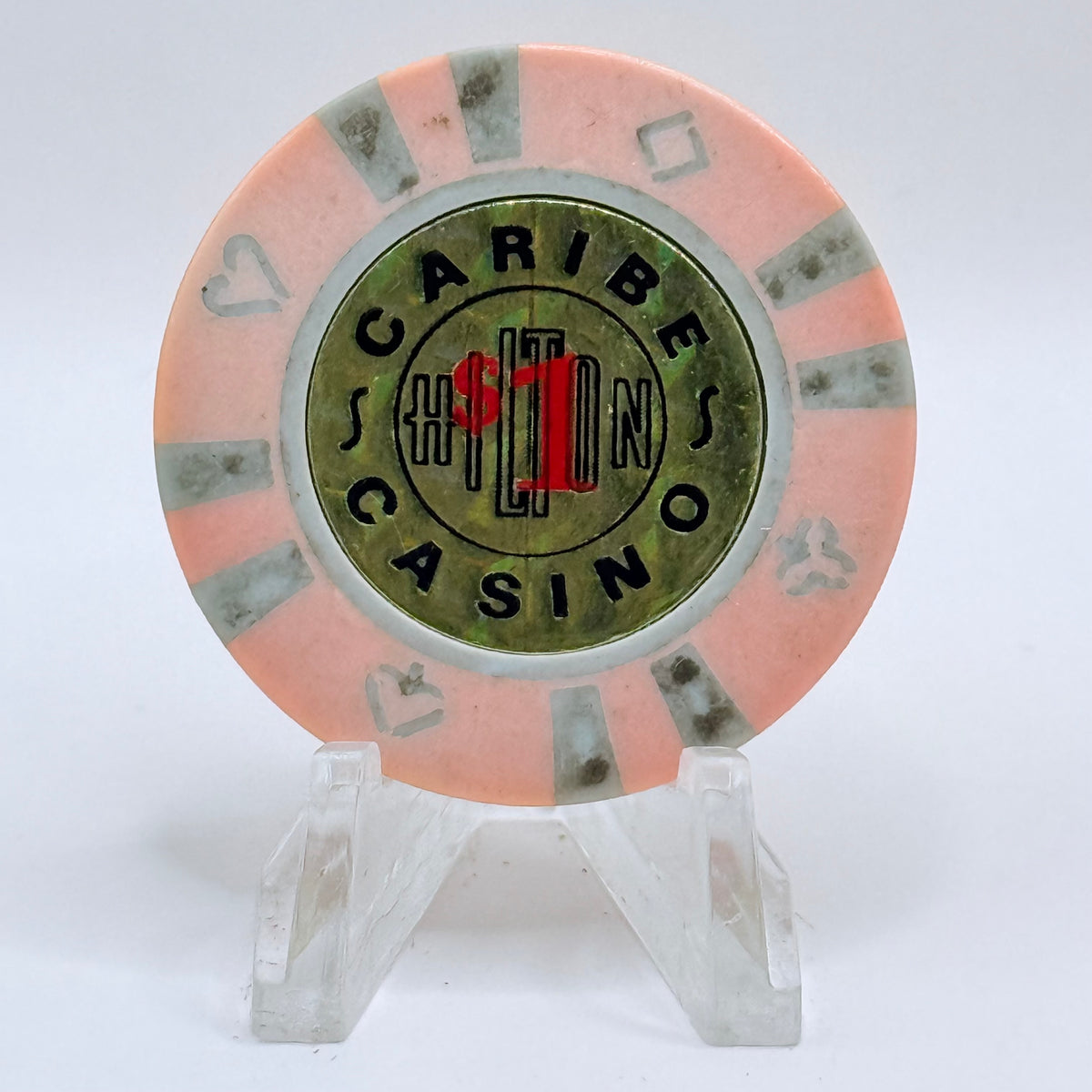 Caribe Hilton San Juan Puerto Rico Series 5 $1 Casino Chip