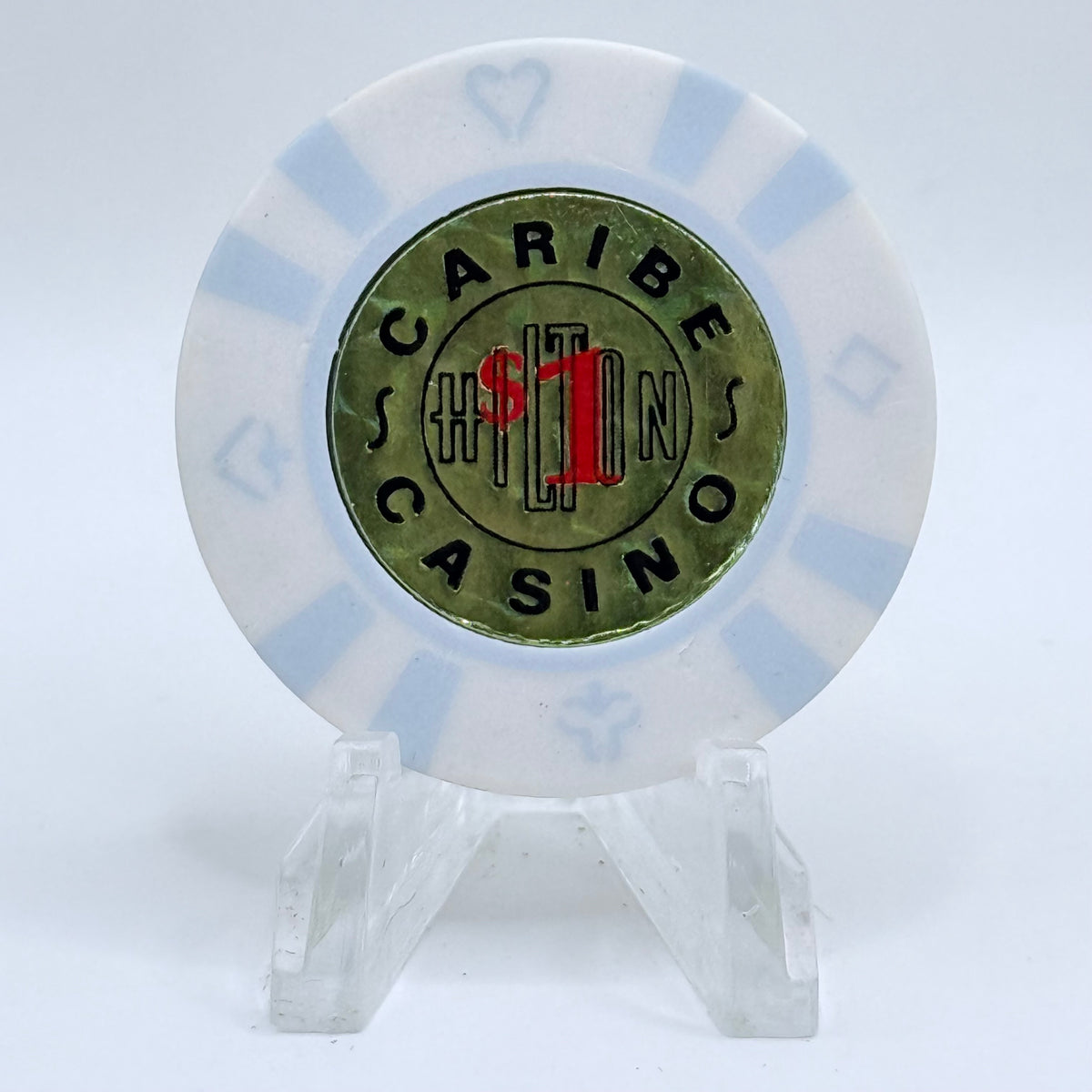 Caribe Hilton San Juan Puerto Rico Series 5 $1 Casino Chip
