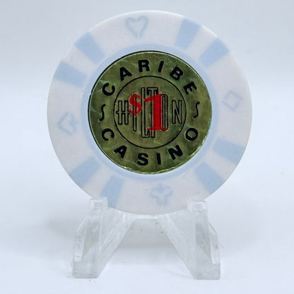 Caribe Hilton San Juan Puerto Rico Series 5 $1 Casino Chip