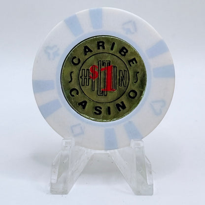Caribe Hilton San Juan Puerto Rico Series 5 $1 Casino Chip