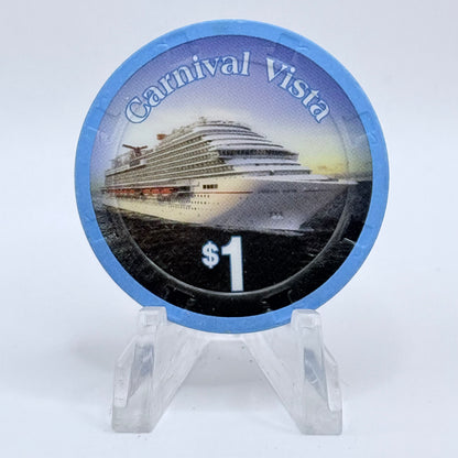 Carnival Vista Cruise 2016 $1 Casino Chip