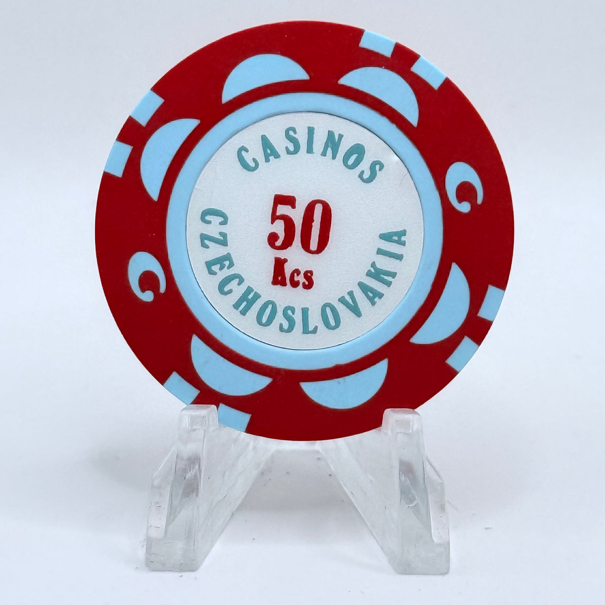 Casinos Czechoslovakia Various Czech Republic 50Kcs Casino Chip