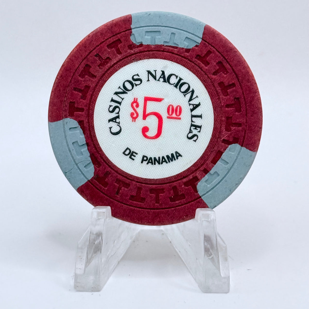 Casinos Nacionales de Panama Panama City Panama Series 5 $5 Casino Chip