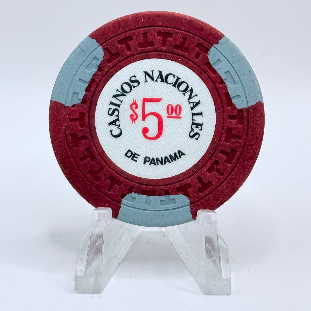 Casinos Nacionales de Panama Panama City Panama Series 5 $5 Casino Chip