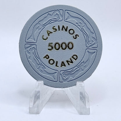 Casinos Poland Several Poland 5000 Casino Chip