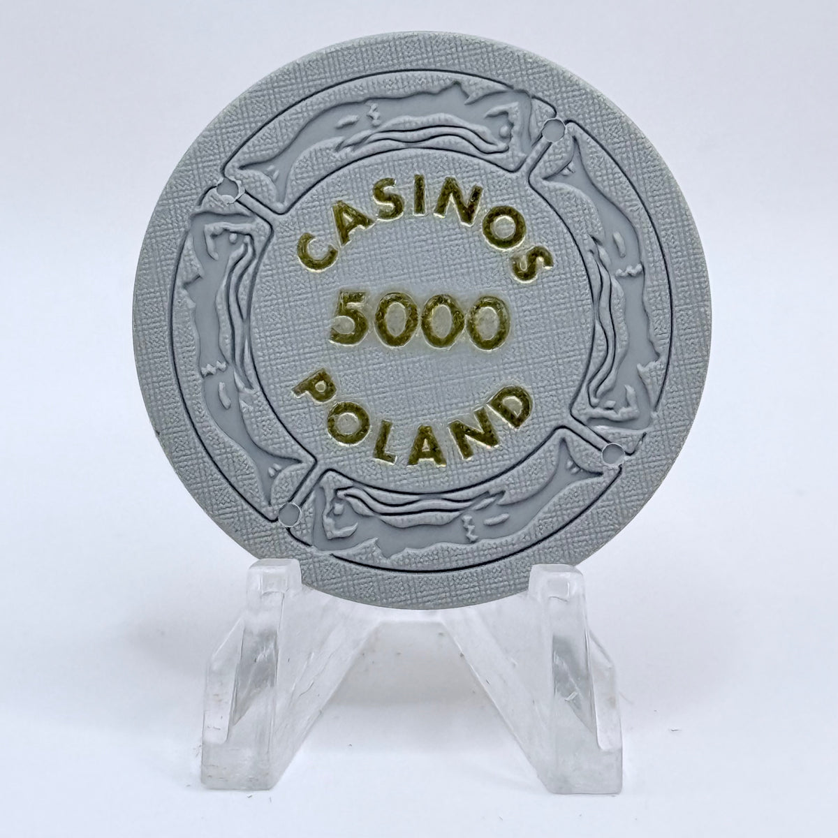 Casinos Poland Several Poland 5000 Casino Chip