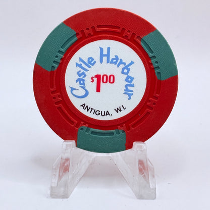 Castle Harbour Antigua WI $1 Casino Chip