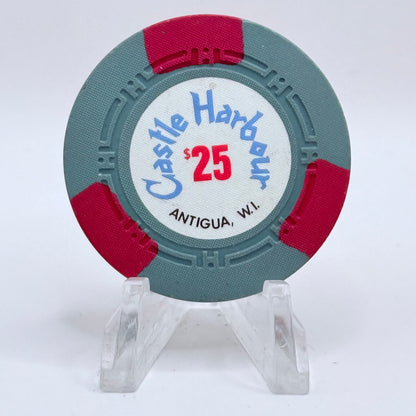 Castle Harbour Antigua WI $25 Casino Chip