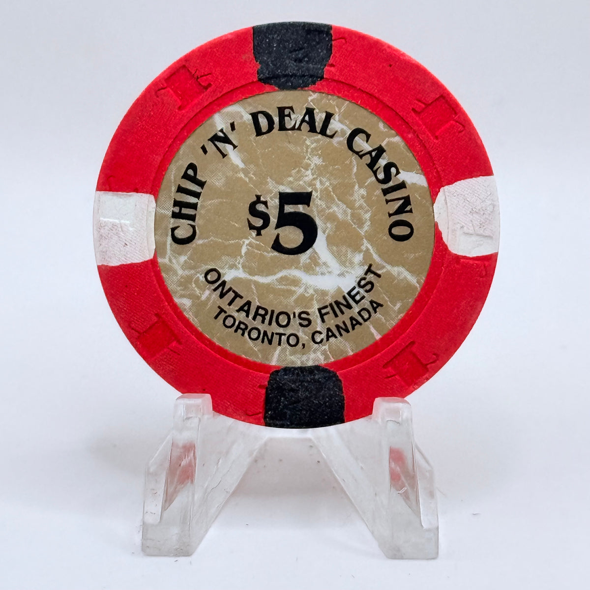 Chip 'N' Deal Roaming Ontario Series 3 $5 Casino Chip