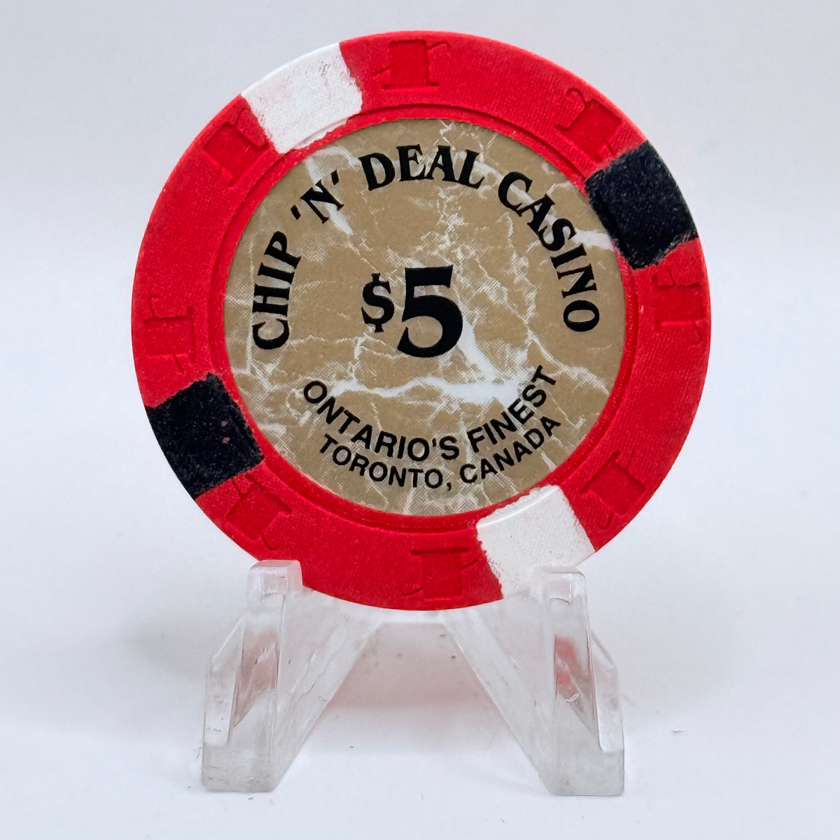 Chip 'N' Deal Roaming Ontario Series 3 $5 Casino Chip