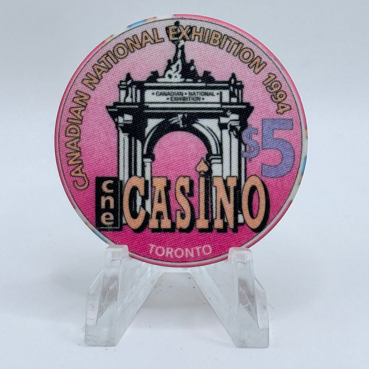 CNE Casino Toronto Ontario 1994 LE $5 Casino Chip
