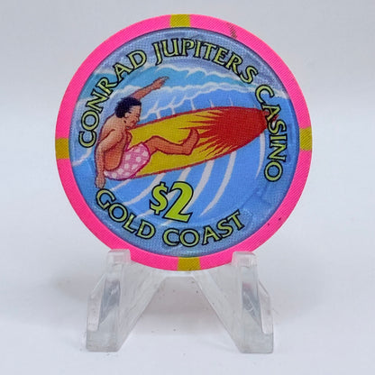 Jupiters Casino (Conrad) Gold Coast QLD $2 Casino Chip