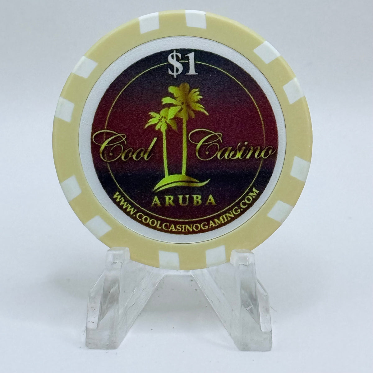 Cool Casino (Riu Palace) Palm Beach Aruba $1 Casino Chip