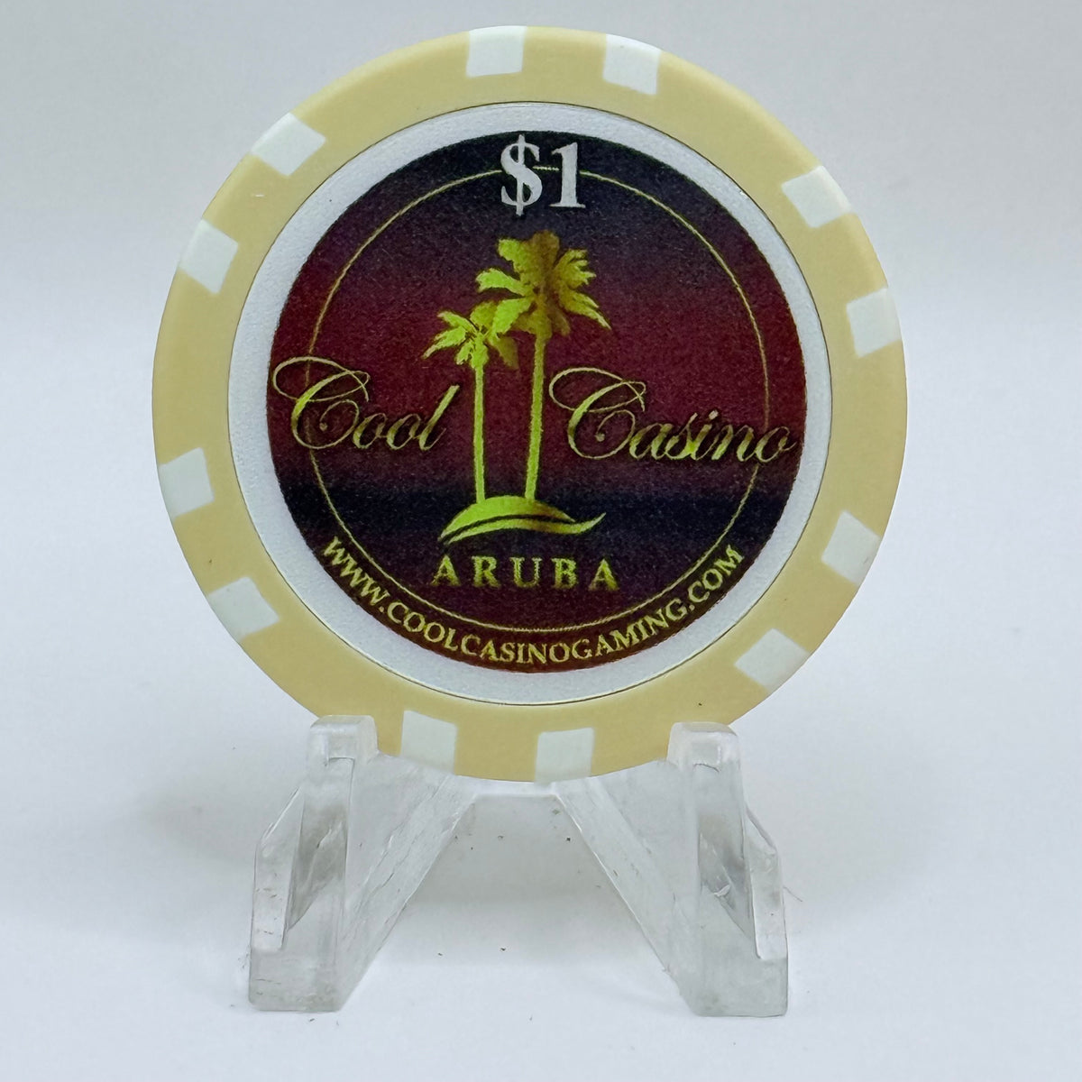 Cool Casino (Riu Palace) Palm Beach Aruba $1 Casino Chip