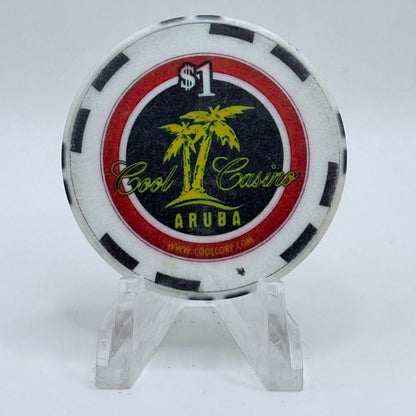 Cool Casino (Riu Palace) Palm Beach Aruba Series 1 $1 Casino Chip