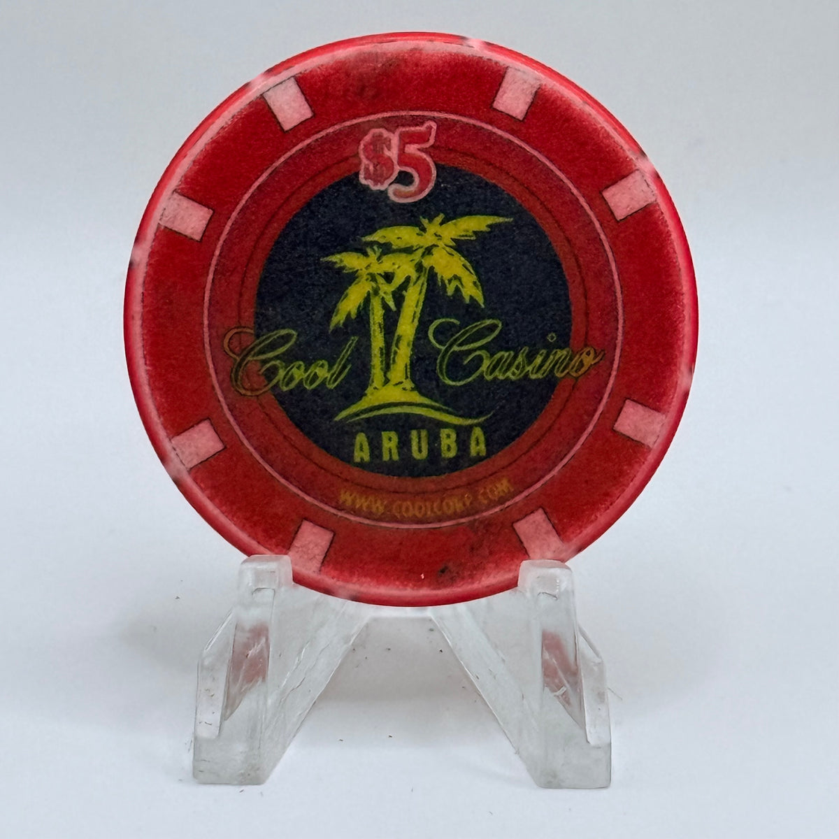 Cool Casino (Riu Palace) Palm Beach Aruba Series 1 $5 Casino Chip