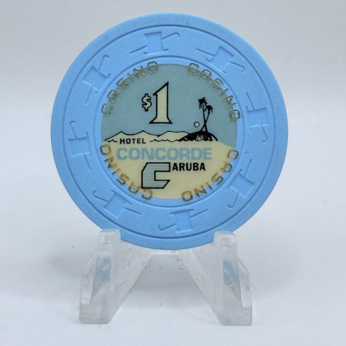 Concorde Casino Palm Beach Aruba Series 2 $1 Casino Chip