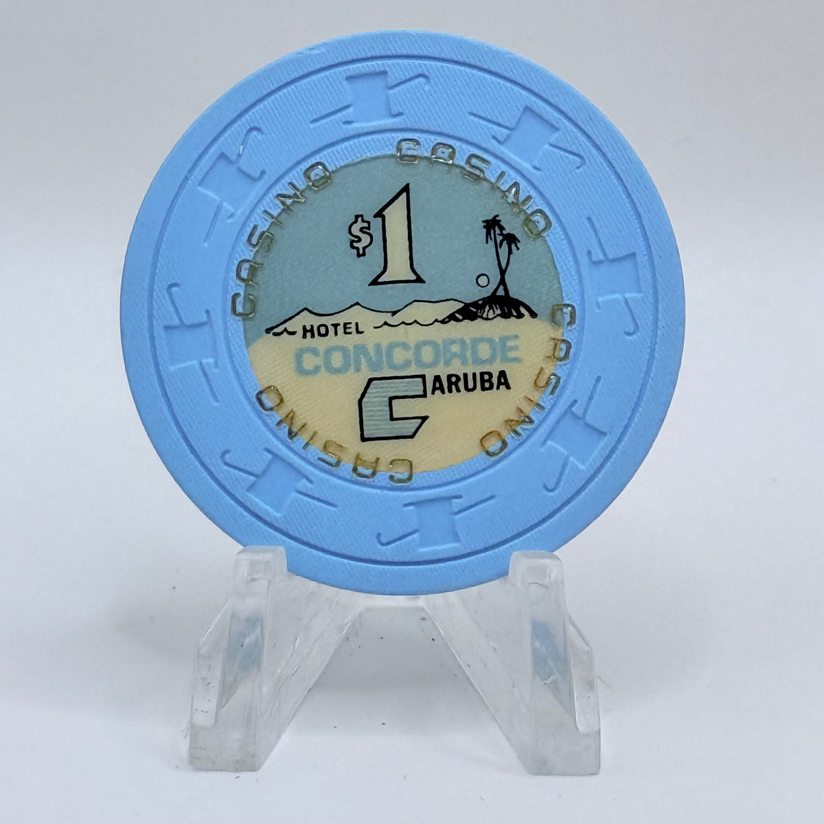 Concorde Casino Palm Beach Aruba Series 2 $1 Casino Chip