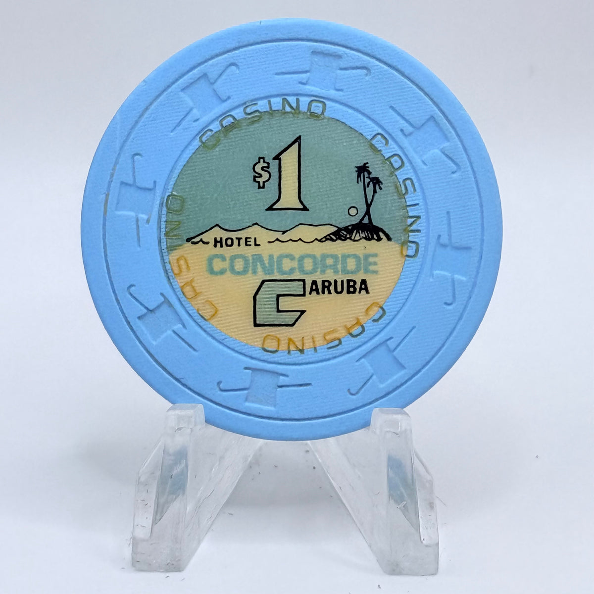 Concorde Casino Palm Beach Aruba Series 2 $1 Casino Chip
