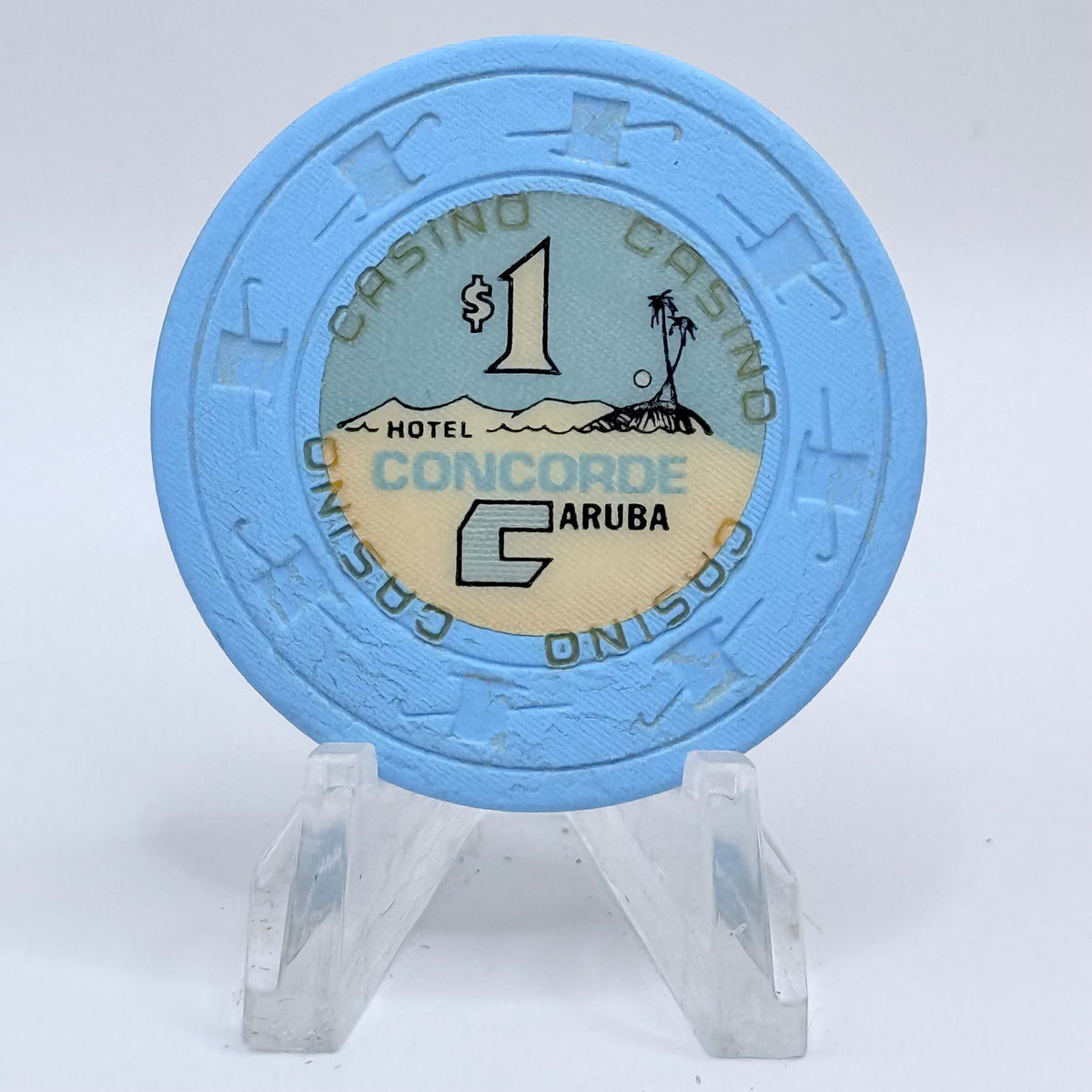 Concorde Casino Palm Beach Aruba Series 2 $1 Casino Chip