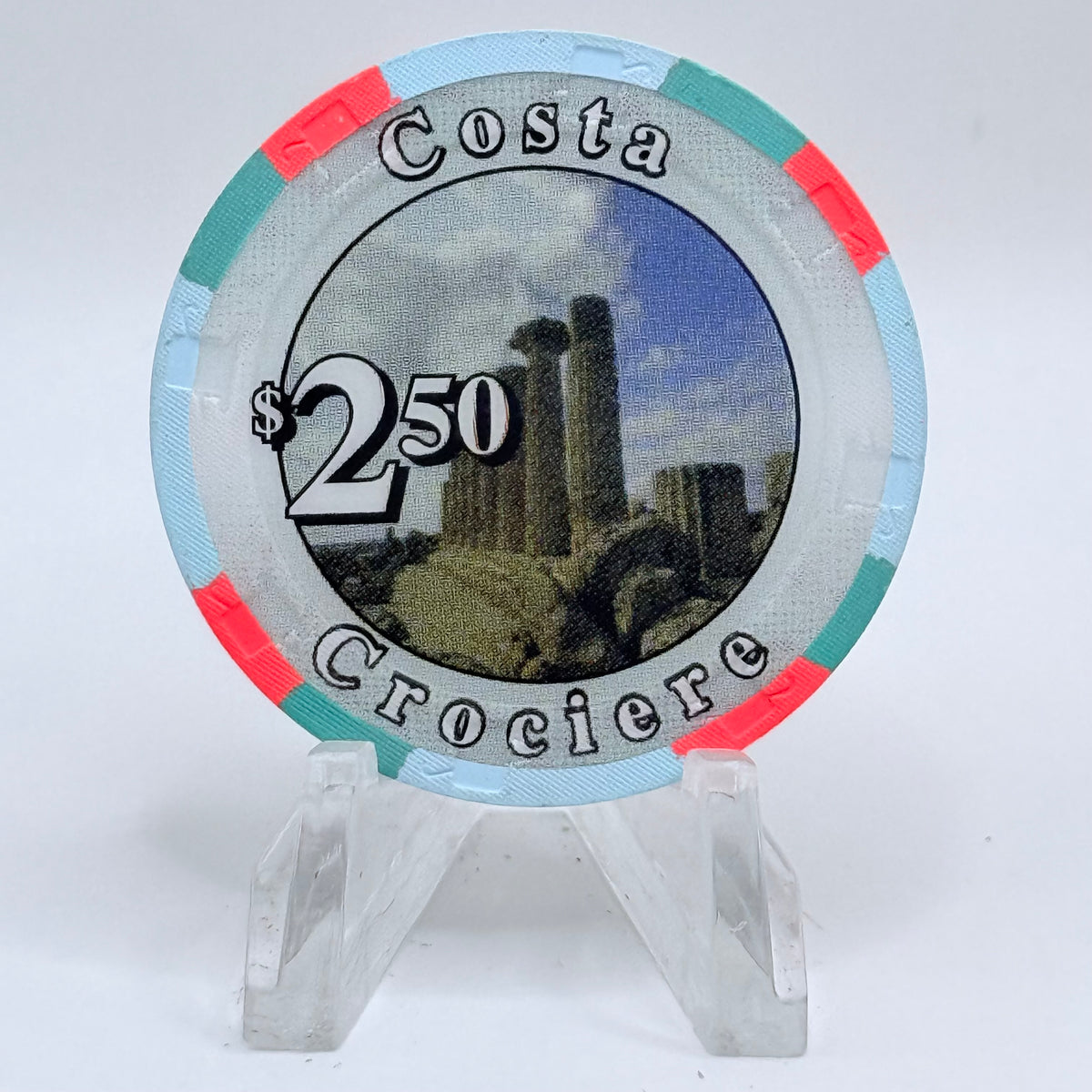 Costa Cruises (Crociere) Costa Cruises Wet Chips $2.50 Casino Chip