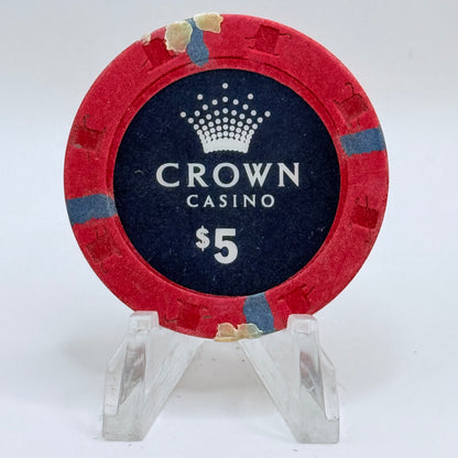 Crown - Melbourne Southbank VIC Australia $5 Casino Chip