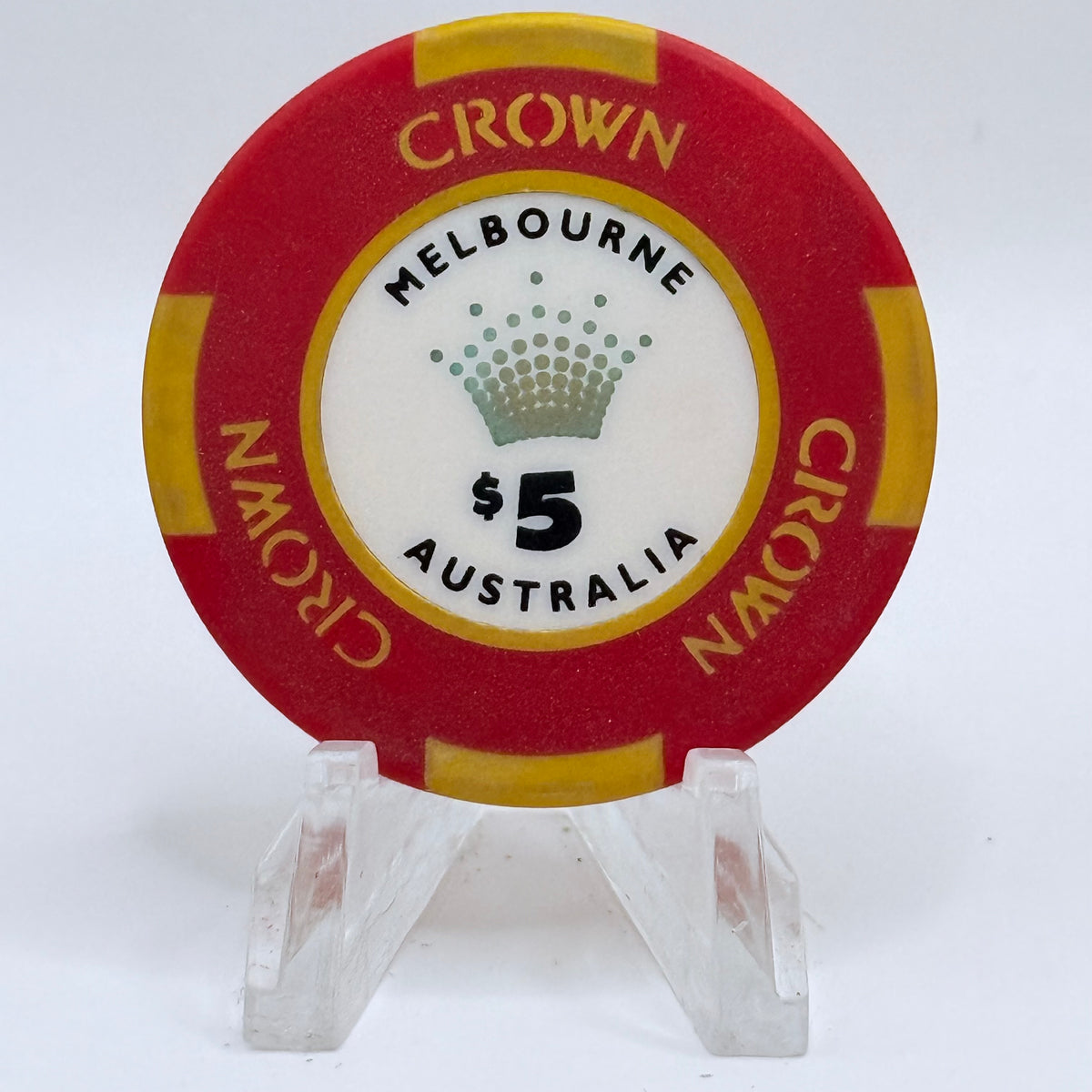 Crown - Melbourne Southbank VIC Australia $5 Casino Chip