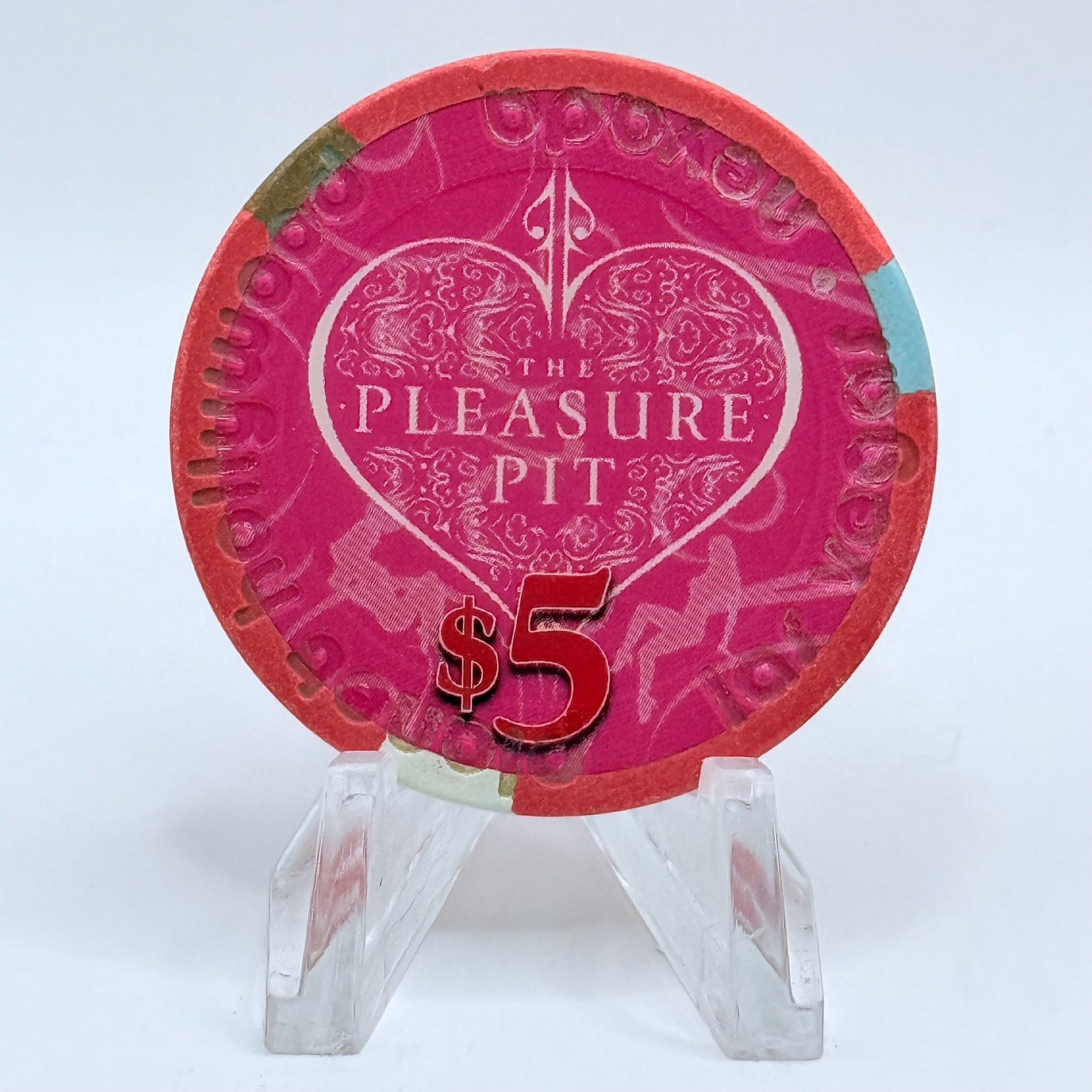 Planet Hollywood Las Vegas Nevada 2009 'The Pleasure Pit' LE $5 Casino Chip E8779