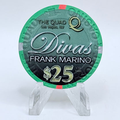 The Quad Las Vegas Nevada 2015 'Frank Marino's 25,000 Performance' LE $25 Casino Chip D1815