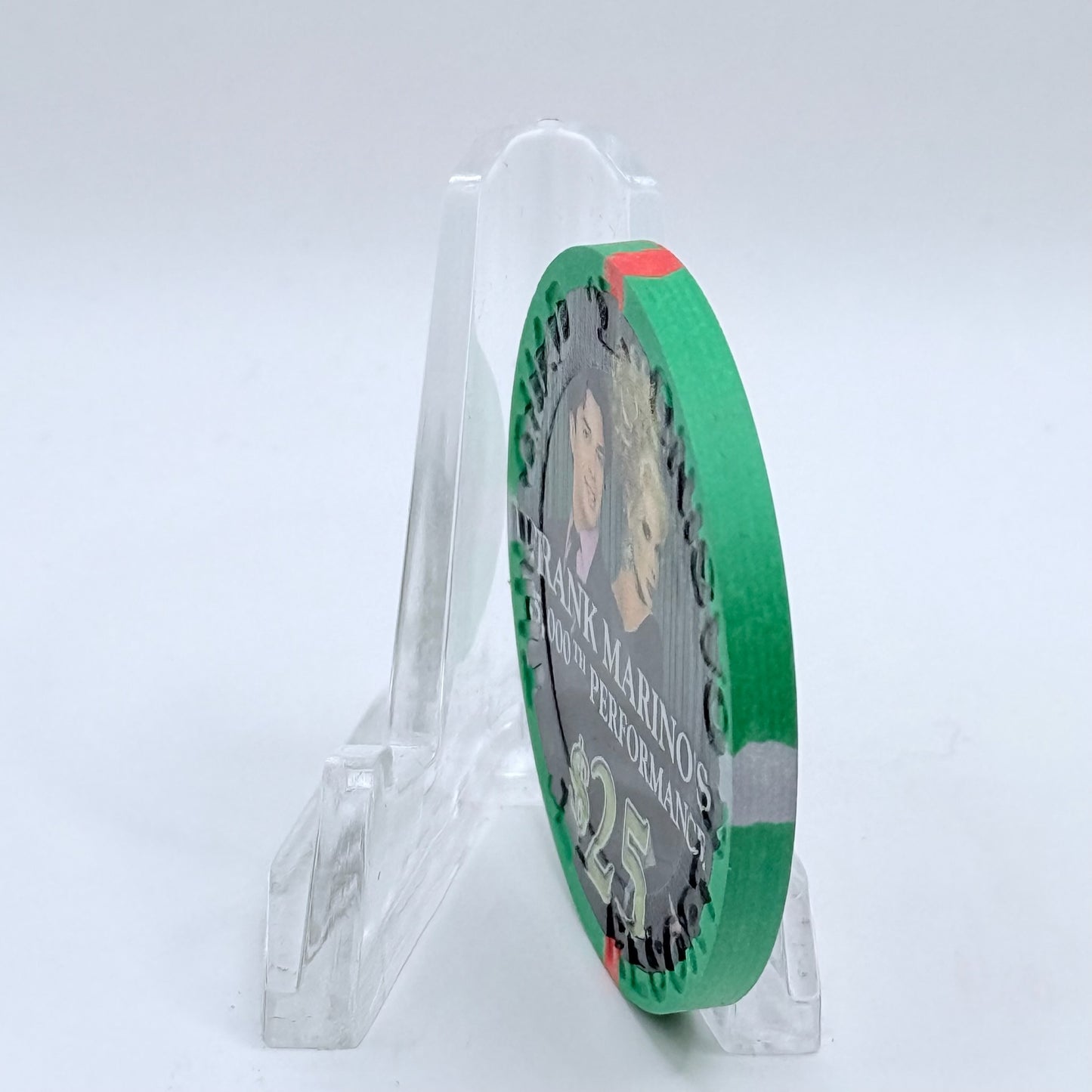 The Quad Las Vegas Nevada 2015 'Frank Marino's 25,000 Performance' LE $25 Casino Chip D1815