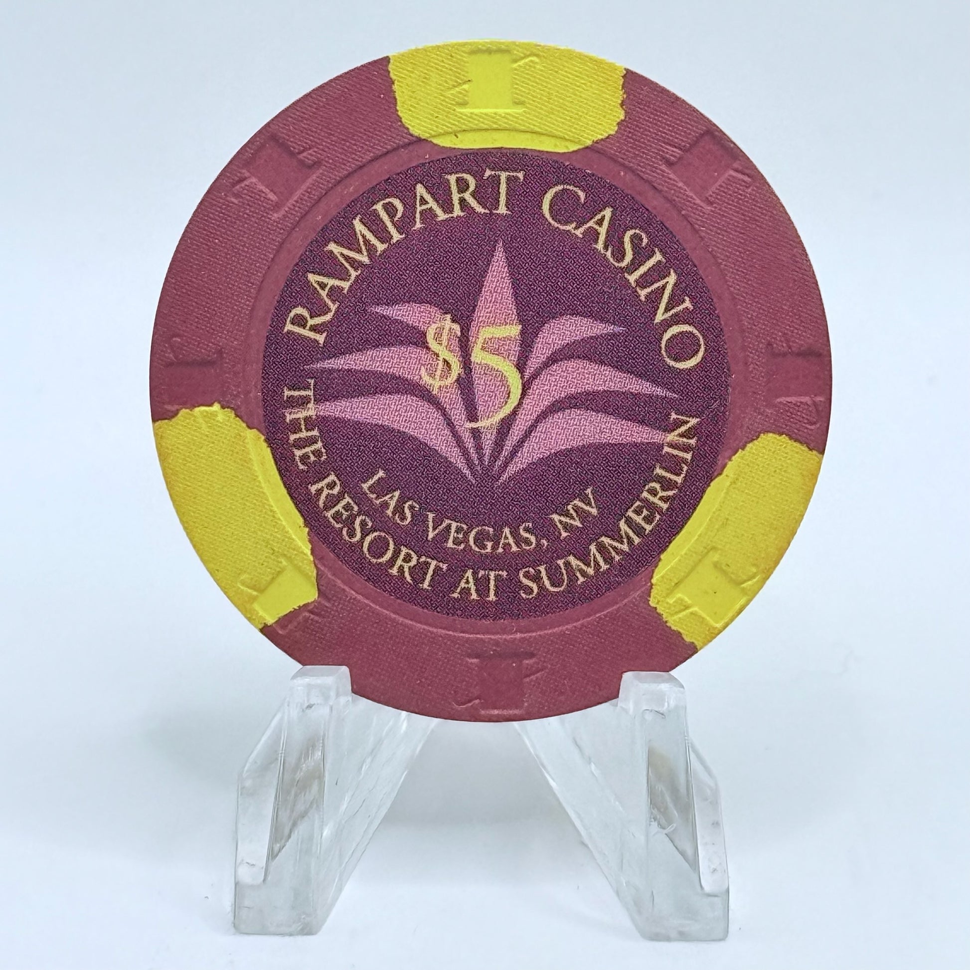 Rampart Casino Las Vegas Nevada 2012 $5 Casino Chip