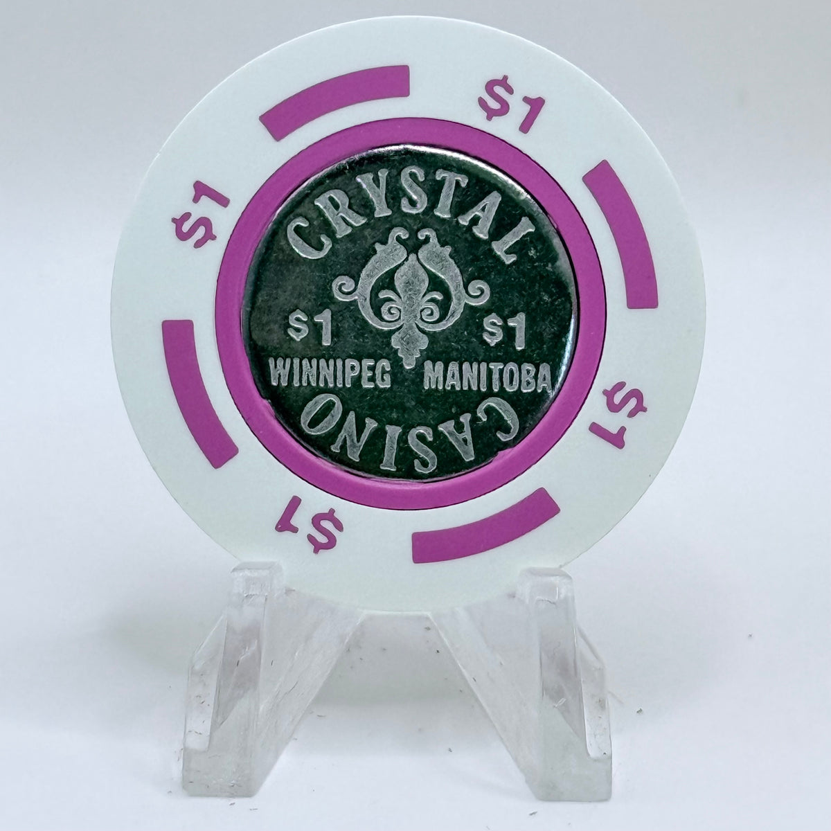 Crystal Casino Winnipeg Manitoba Series 2 $1 Casino Chip
