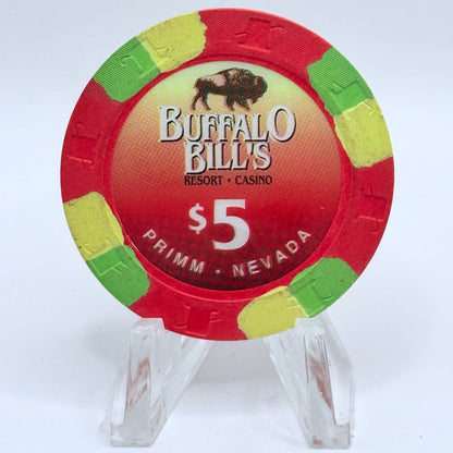 Buffalo Bill's Primm Nevada 1997 $5 Casino Chip N9383