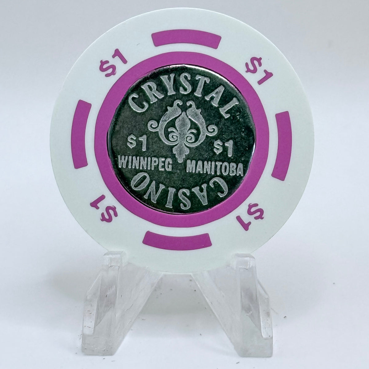 Crystal Casino Winnipeg Manitoba Series 2 $1 Casino Chip