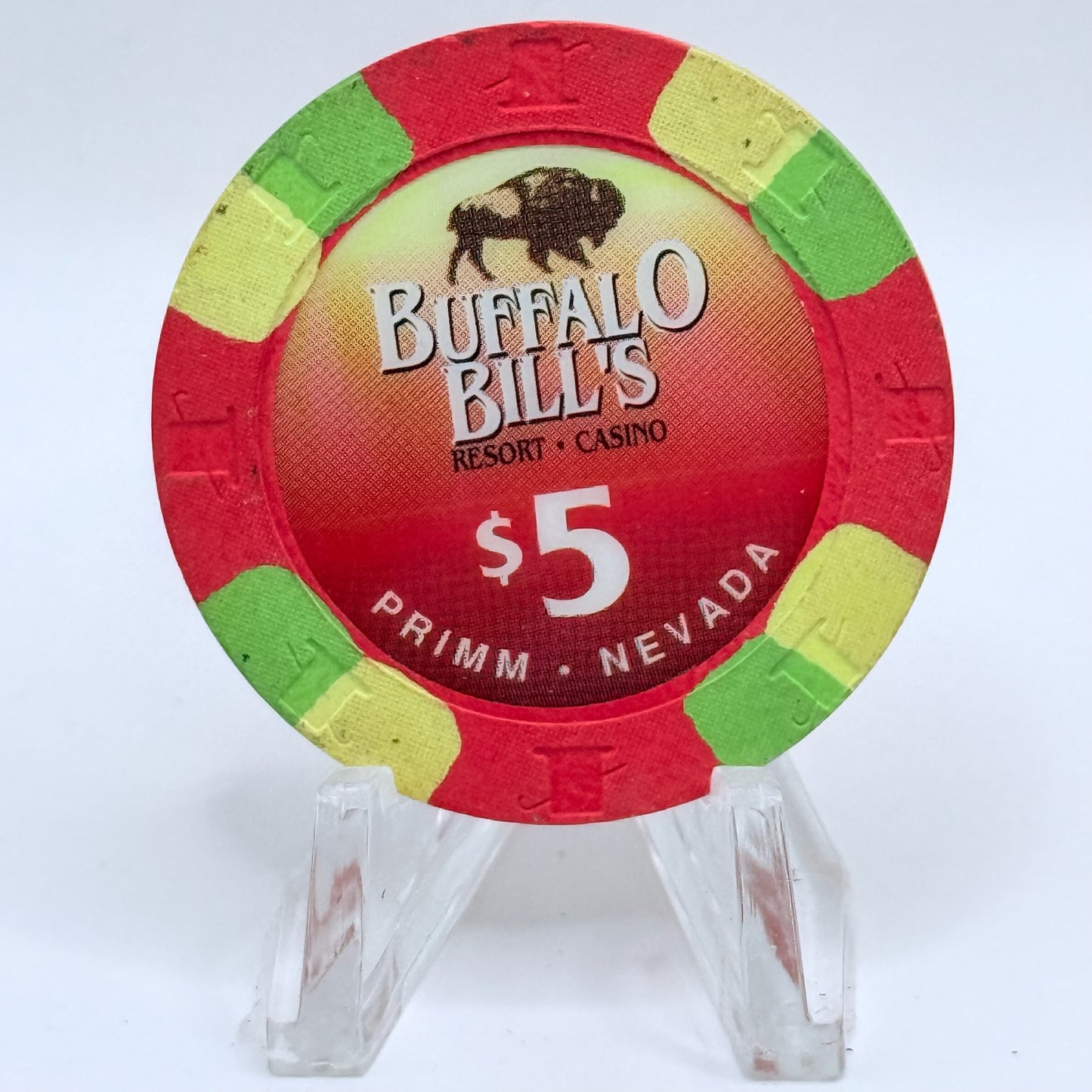 Buffalo Bill's Primm Nevada 1997 $5 Casino Chip N9383