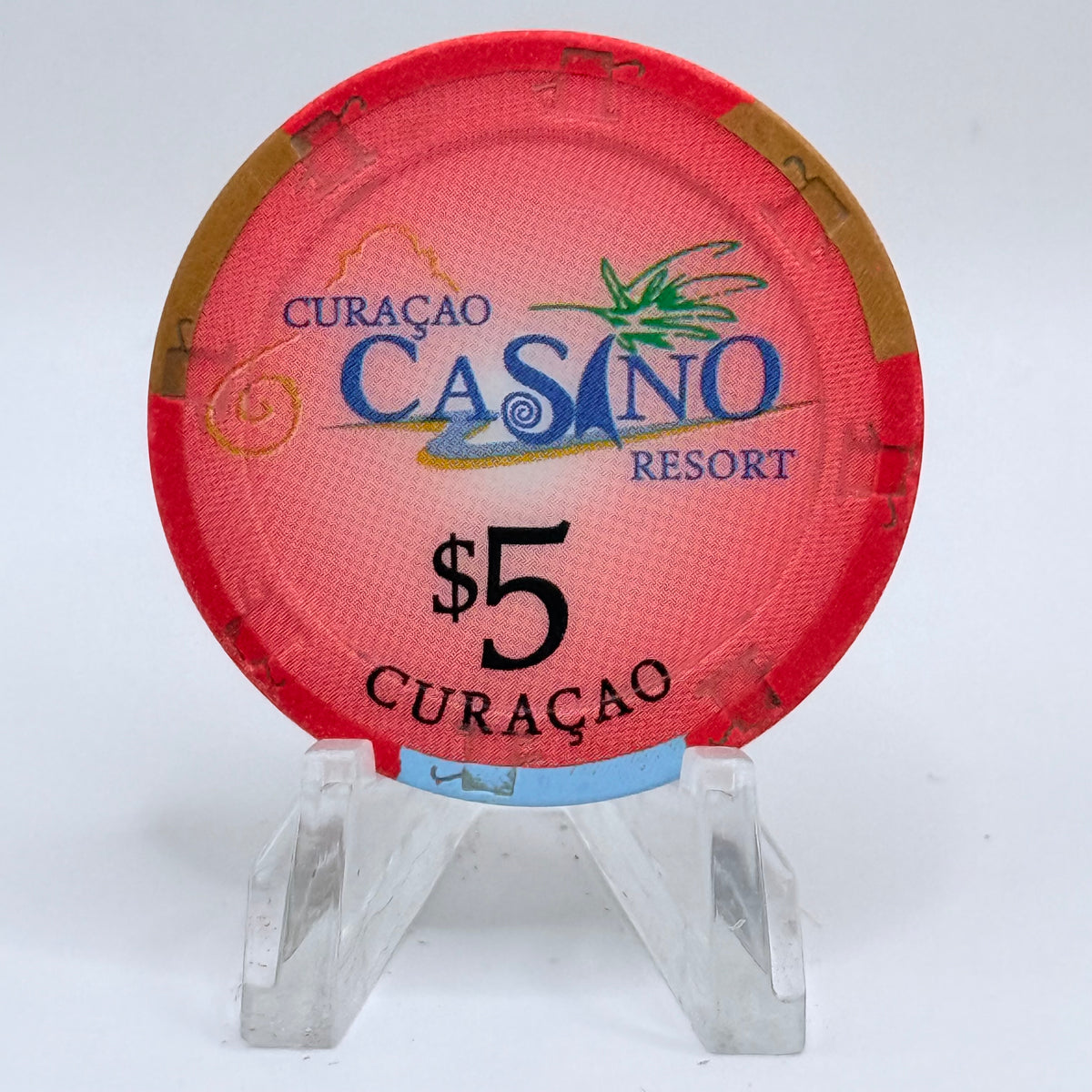 Curacao Casino Resort Piscadera Bay Curacao $5 Casino Chip