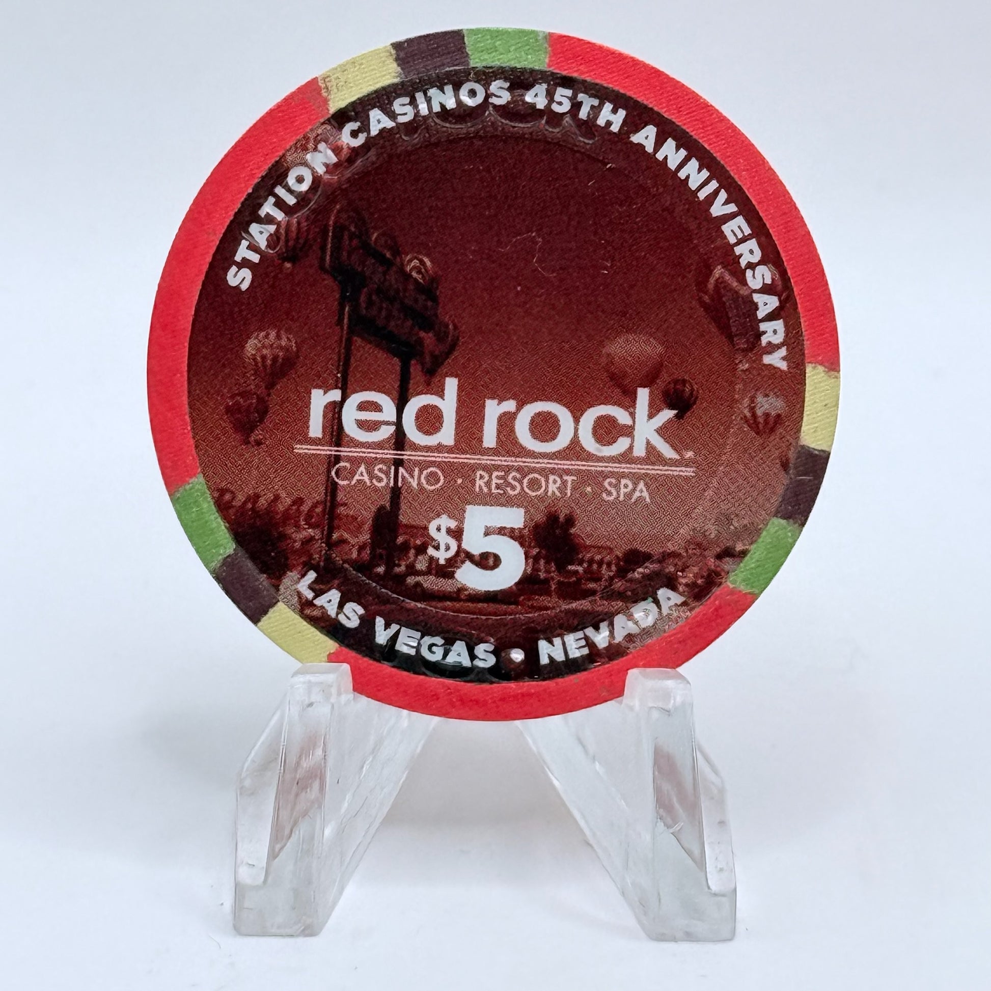Red Rock Las Vegas Nevada 2021 LE $5 Casino Chip