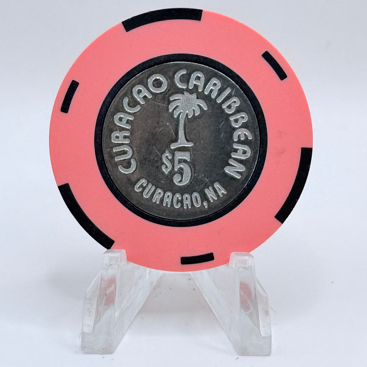 Curacao Caribbean Hotel & Casino Willemstad Curacao $5 Casino Chip
