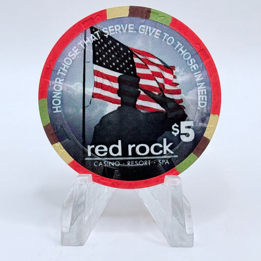 Red Rock Las Vegas Nevada 2015 'Month of Honor' LE Casino Chip D1935