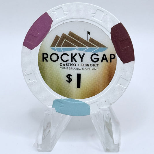 Rocky Gap Flintstone Maryland 2017 $1 Casino Chip